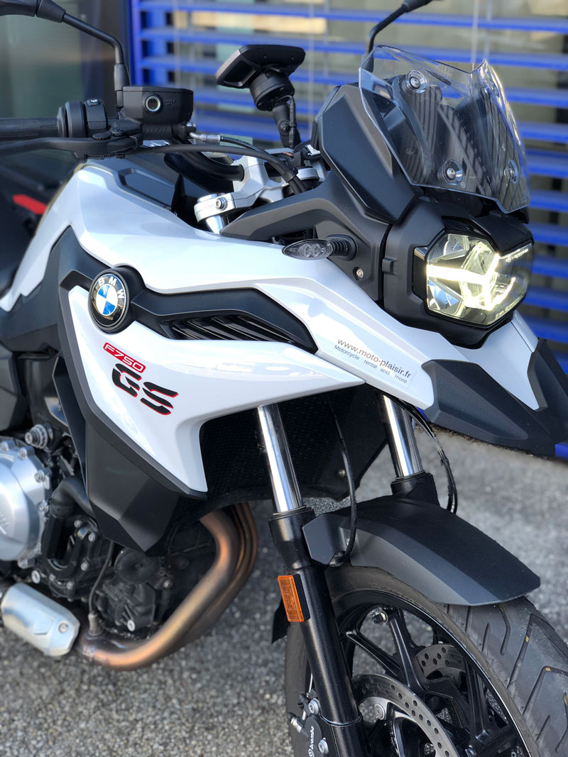 BMW F750GS Pro Motorradvermietung Frankreich